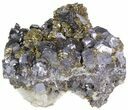 Sphalerite, Galena, Chalcopyrite & Calcite Association - Bulgaria #41723-1